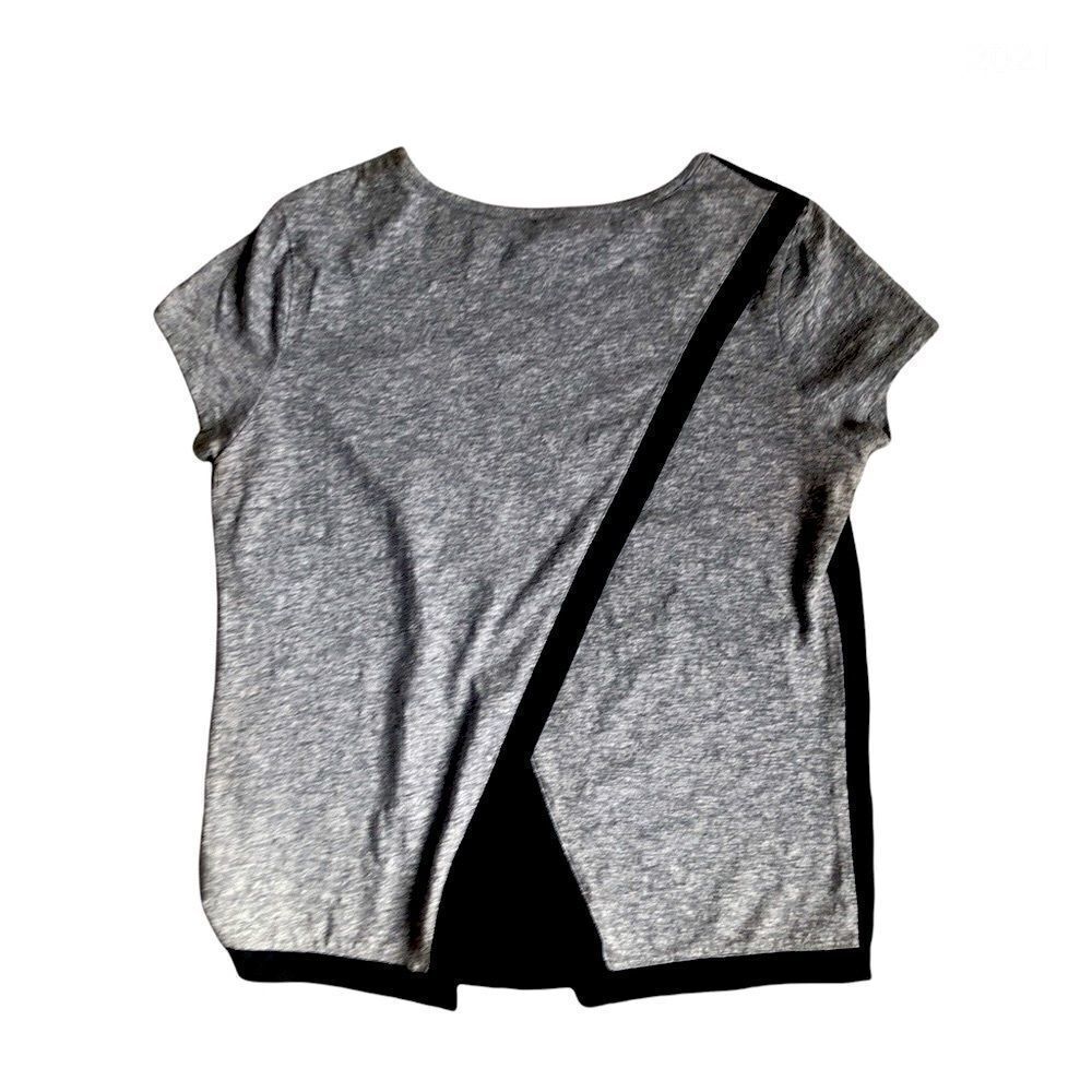 Slit Open Back Short Sleeve blouse - Picture 5 of 8